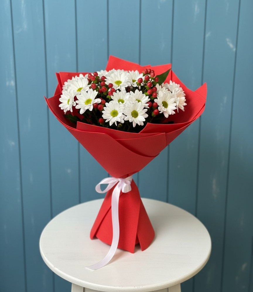 Букет цветов из: Хризантемы в Большое Грызлово