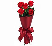 Букет 5 Красных роз Эдлесс Лав в Большое Грызлово