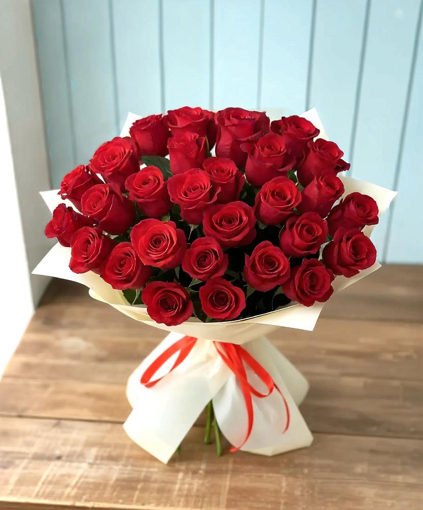 Букет 29 Красных роз в Большое Грызлово