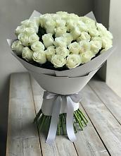Букет 35 Белых роз в Большое Грызлово