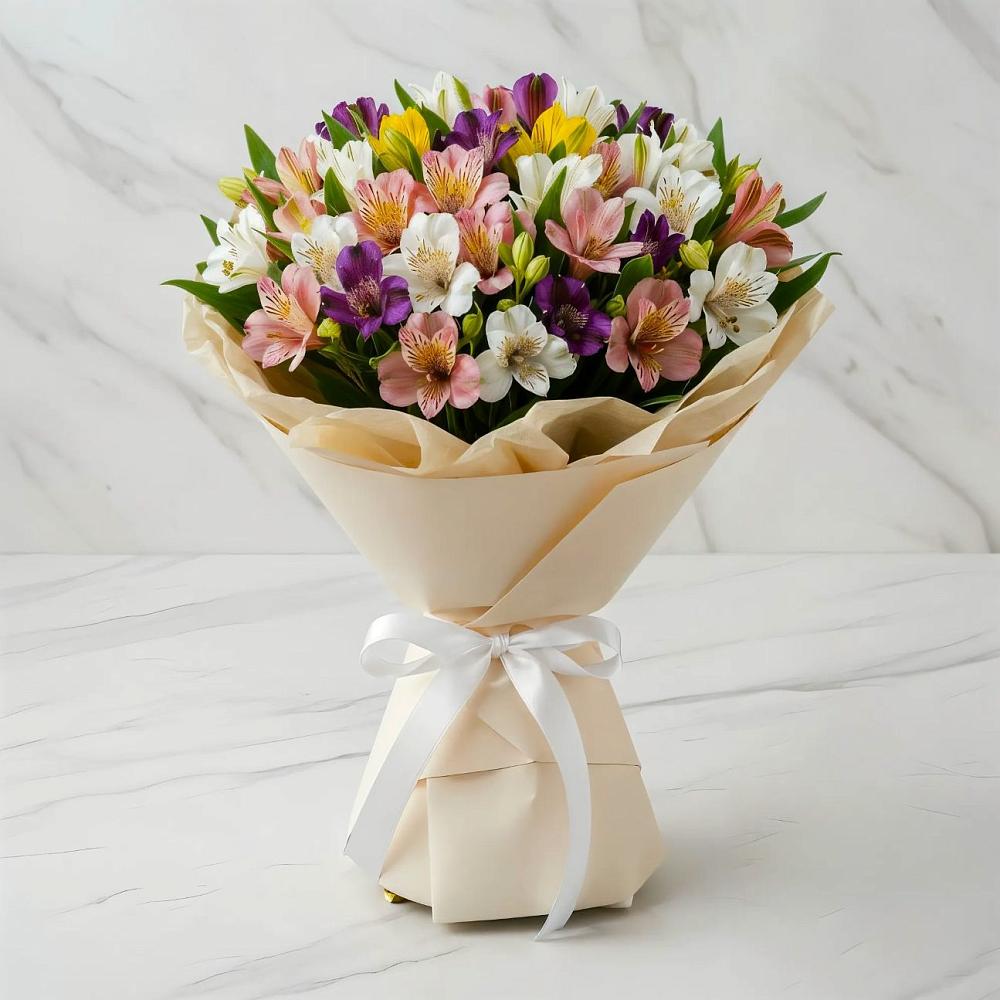 Букет цветов из: Альстромерии в Большое Грызлово