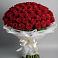 Букет 101 Красная роза Блэк Мэджик в Большое Грызлово