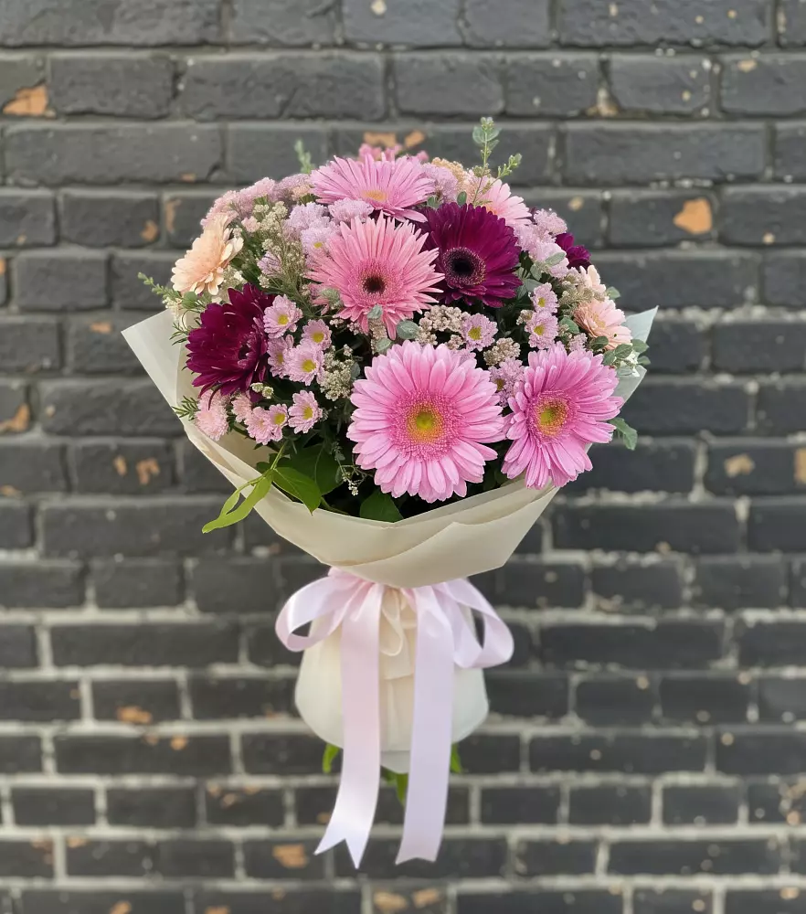 Букет цветов из: Герберы и Хризантемы в Большое Грызлово