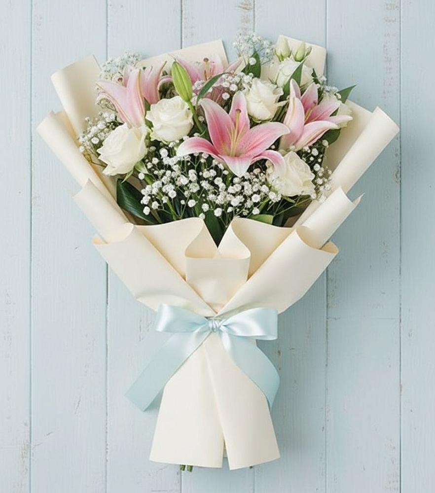 Букет цветов из: Лилии в Большое Грызлово