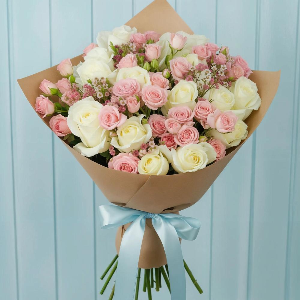 Букет цветов из: Розы в Большое Грызлово