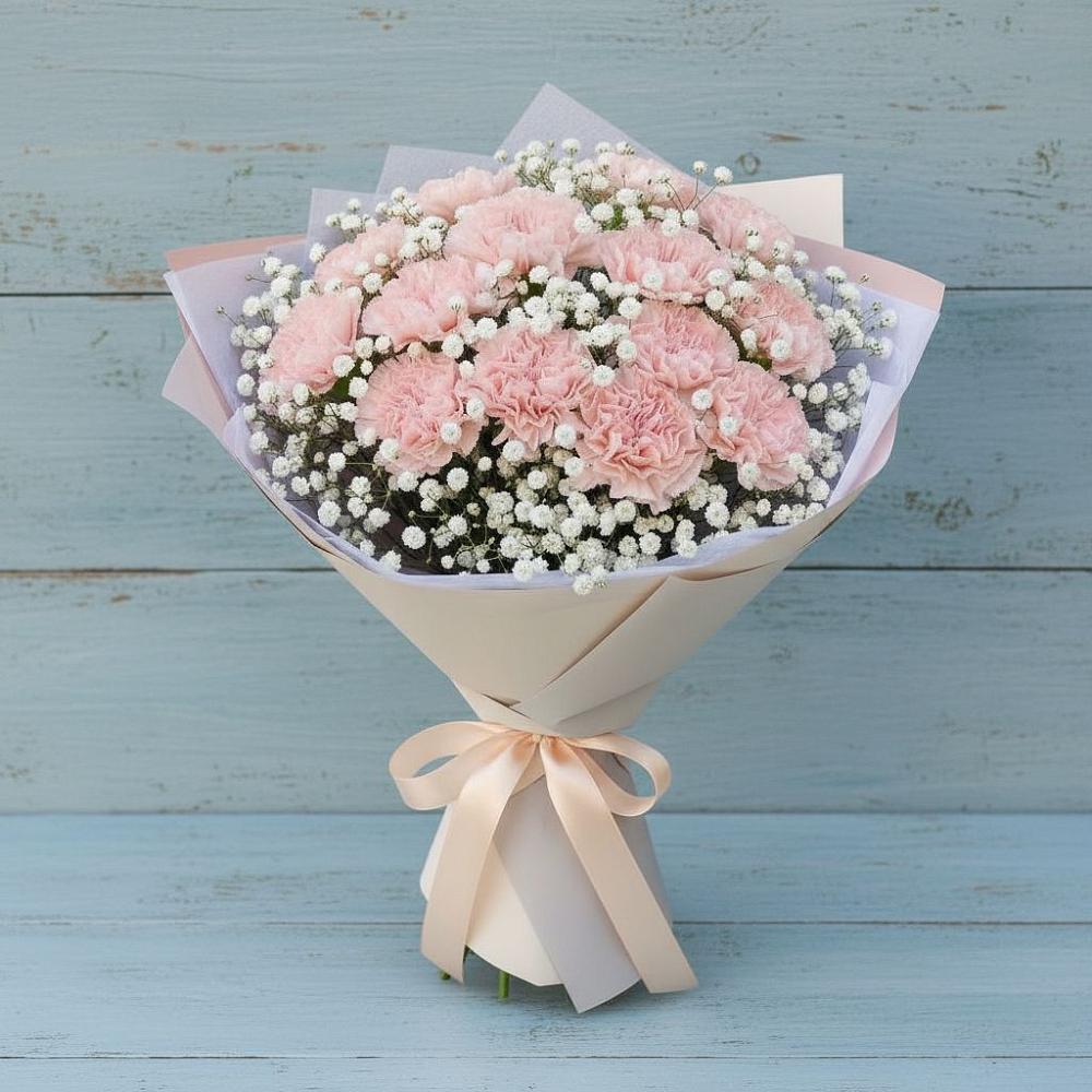 Букет цветов из: Гвоздики в Большое Грызлово