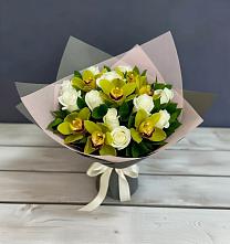 Букет цветов из:  Орхидеи и Розы в Большое Грызлово