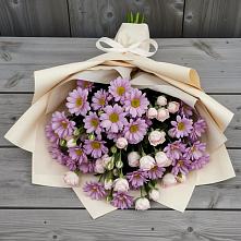 Букет цветов из:  Розы и Хризантемы в Большое Грызлово