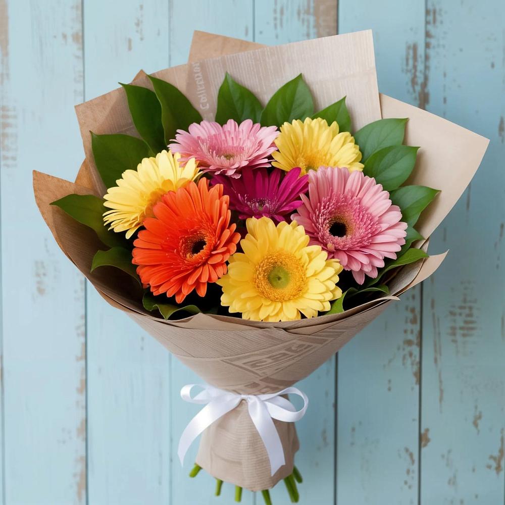 Букет цветов из: Герберы в Большое Грызлово