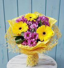 Букет цветов из:  Хризантемы и Герберы в Большое Грызлово