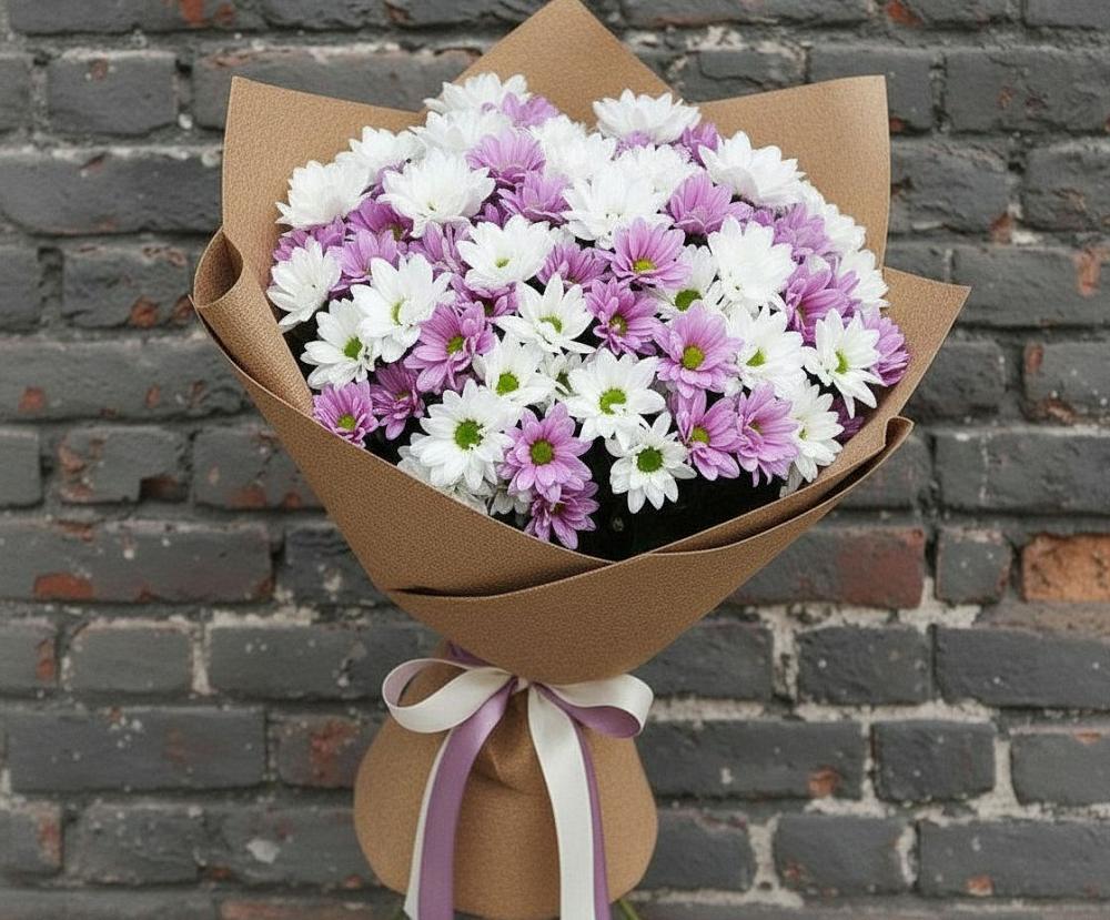 Букет цветов из: Хризантемы в Большое Грызлово