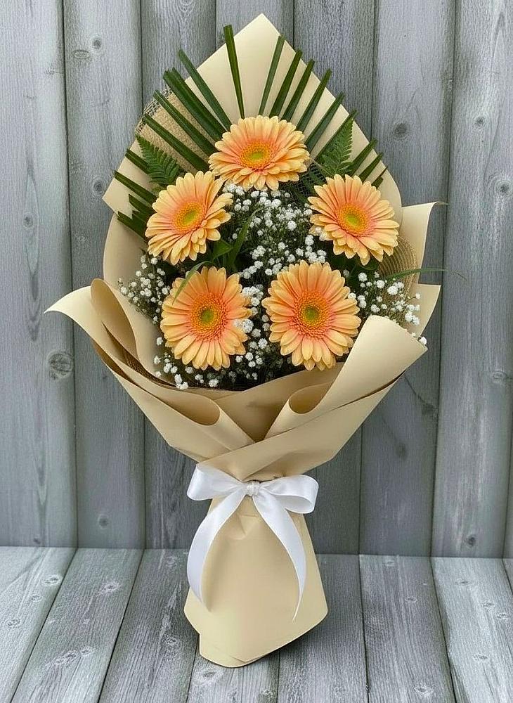 Букет цветов из: Герберы в Большое Грызлово