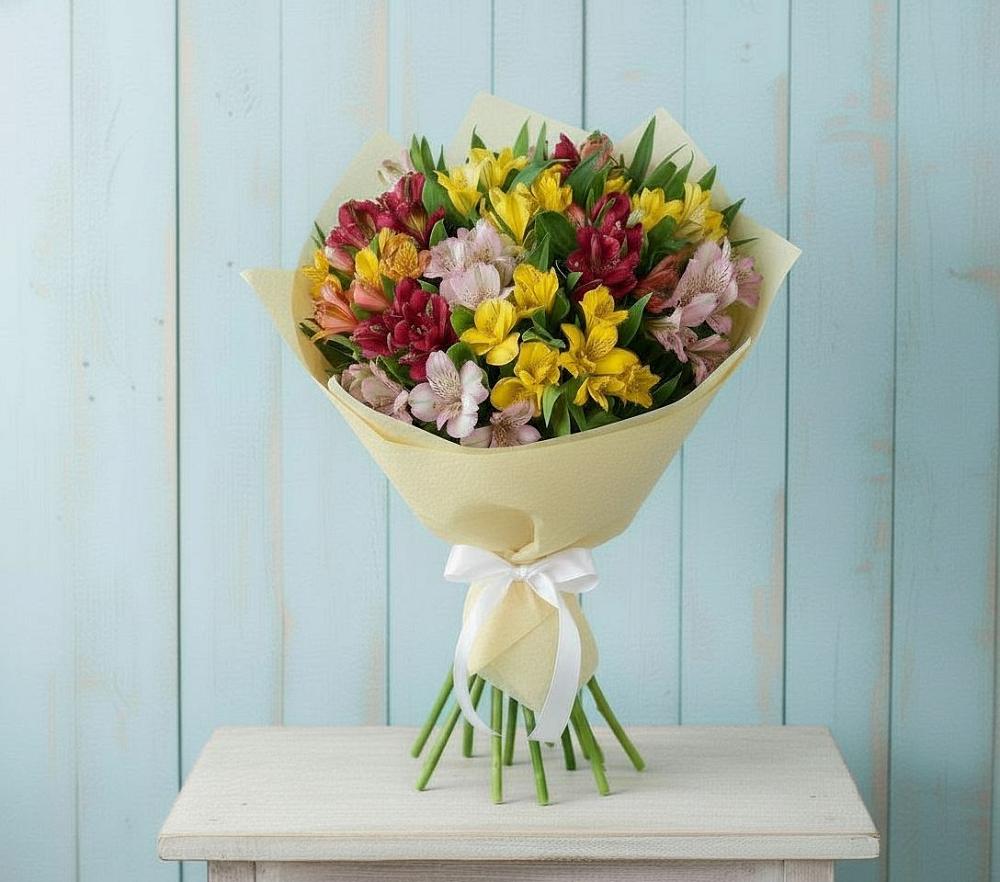 Букет цветов из: Альстромерии в Большое Грызлово